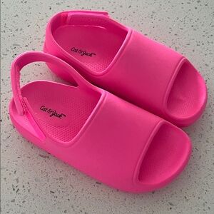 Cat & Jack Vibrant Pink Kids Sandals